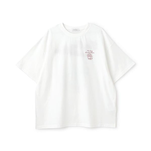 【接觸冷感/清涼】【100%純棉】爆米花印花T恤