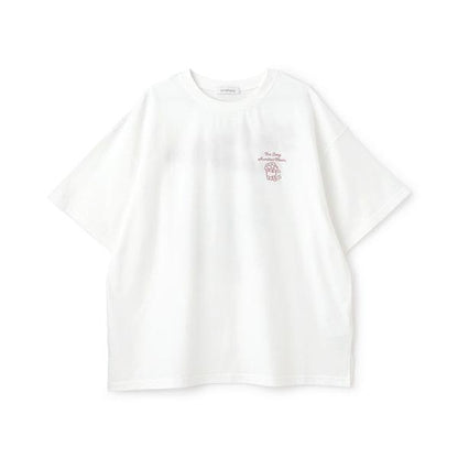 【接觸冷感/清涼】【100%純棉】爆米花印花T恤