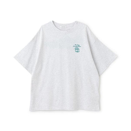 【接觸冷感/清涼】【100%純棉】爆米花印花T恤