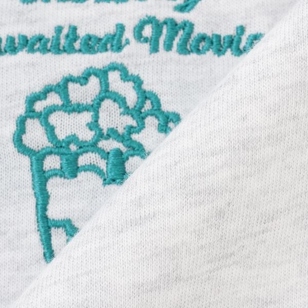 【接觸冷感/清涼】【100%純棉】爆米花印花T恤