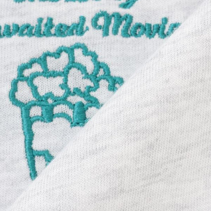 【接觸冷感/清涼】【100%純棉】爆米花印花T恤