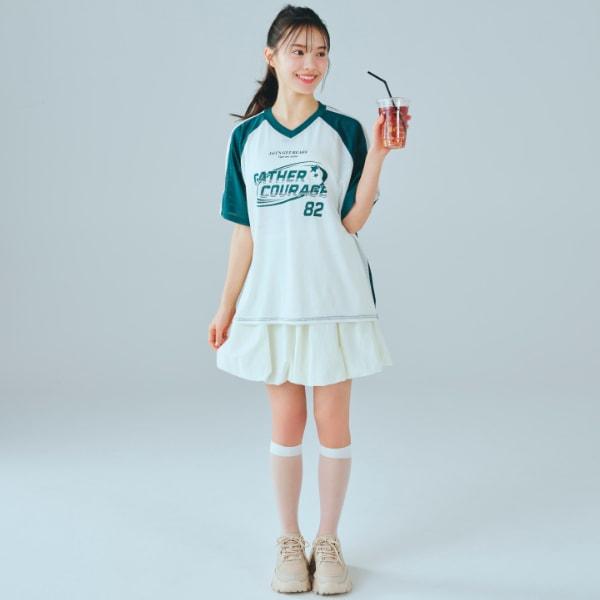 【LTXC】寬鬆網眼運動T恤