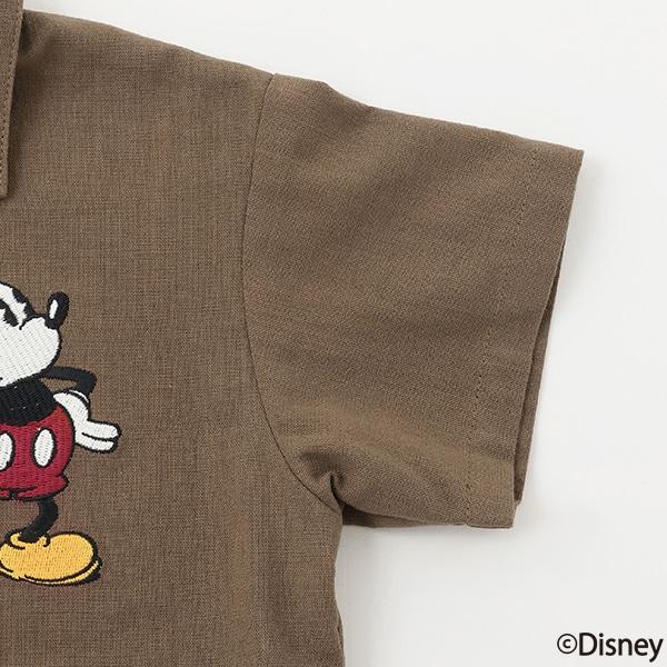 《迪士尼》開領短袖襯衫