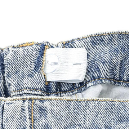 【LTXC】破洞牛仔寬腿褲