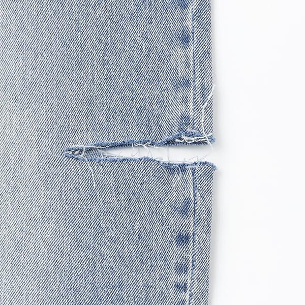 【LTXC】破洞牛仔寬腿褲