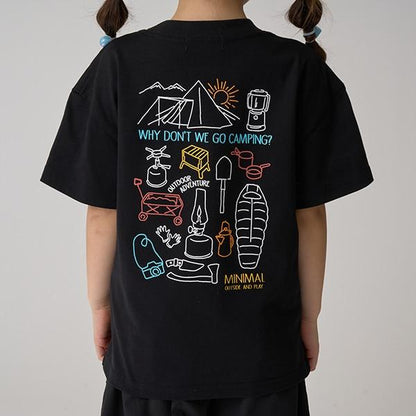 【防汙防潑水】戶外風格印花T恤