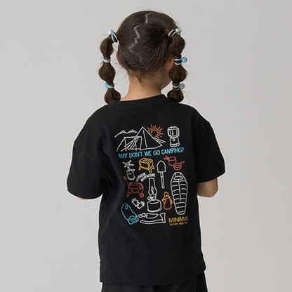 【防汙防潑水】戶外風格印花T恤