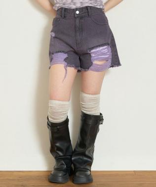 破洞短褲【韓國時尚】