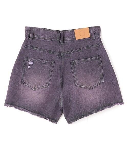 破洞短褲【韓國時尚】