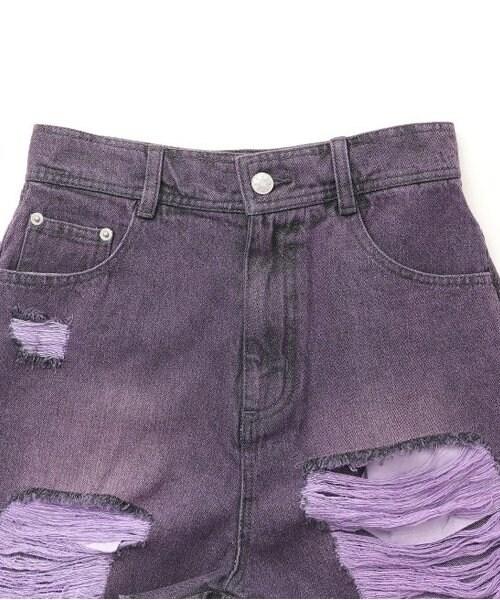 破洞短褲【韓國時尚】