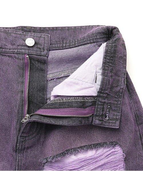 破洞短褲【韓國時尚】