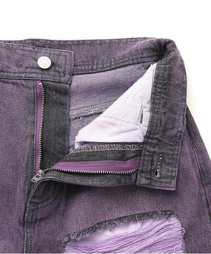 破洞短褲【韓國時尚】