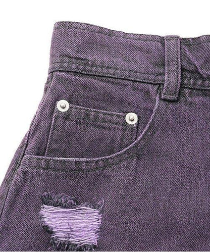 破洞短褲【韓國時尚】