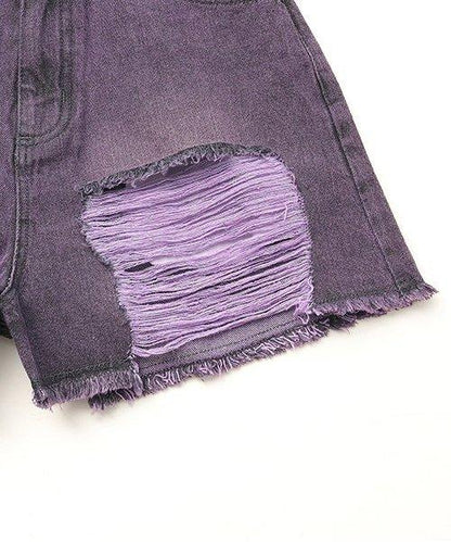 破洞短褲【韓國時尚】