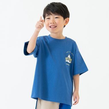 【純棉100%】【365D.】夏日暢享印花寬鬆短袖T恤