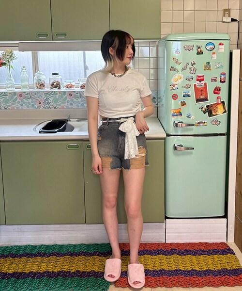 破洞短褲【韓國時尚】