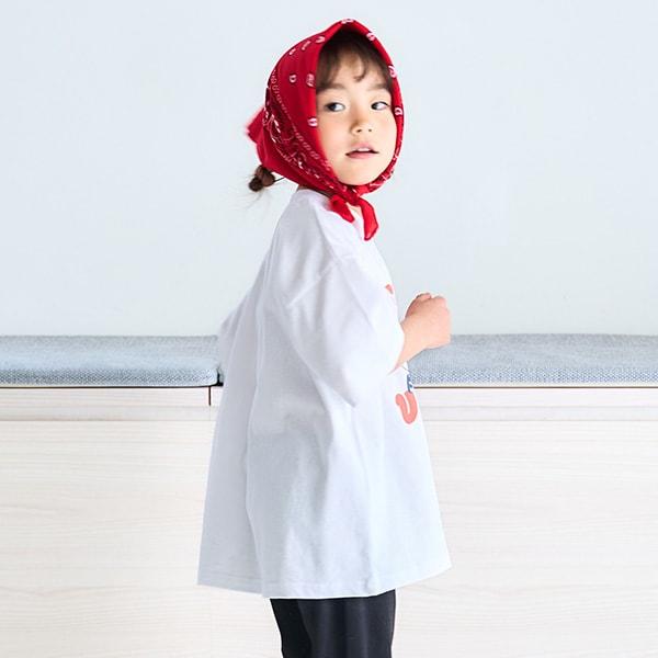 【純棉100%】【365D.】夏日暢享印花寬鬆短袖T恤