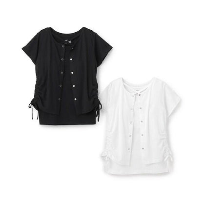 【AMI】側抽繩帶胸墊內搭