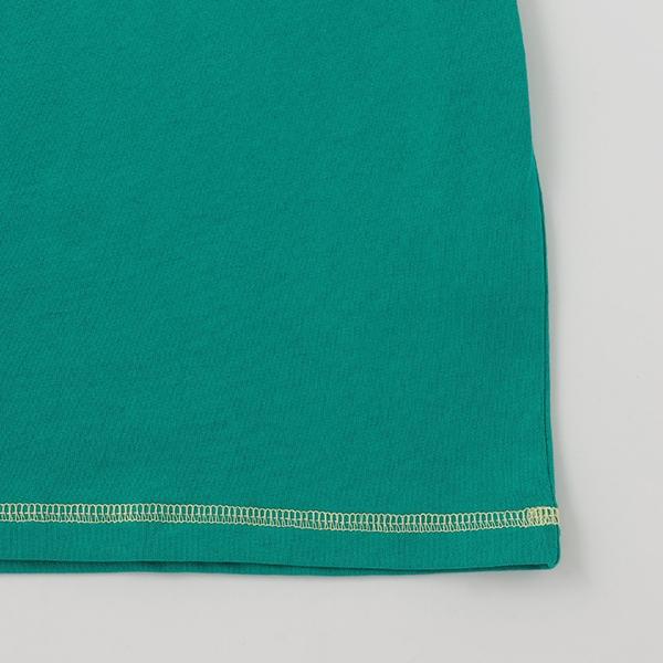 【純棉100%】拼色縫線寬鬆短袖T恤