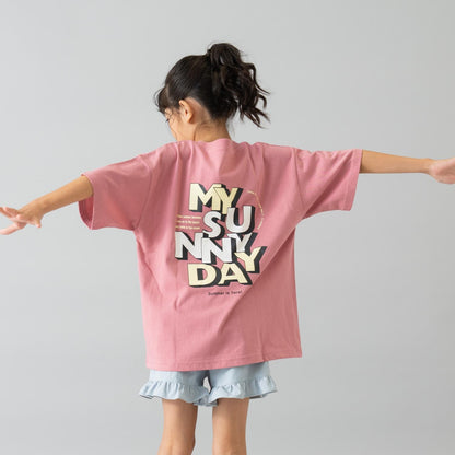 【純棉100%】【365D.】夏日暢享印花寬鬆短袖T恤