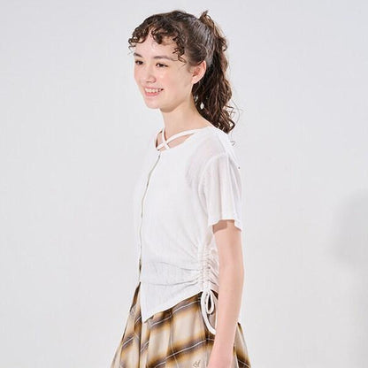 【AMI】側抽繩帶胸墊內搭