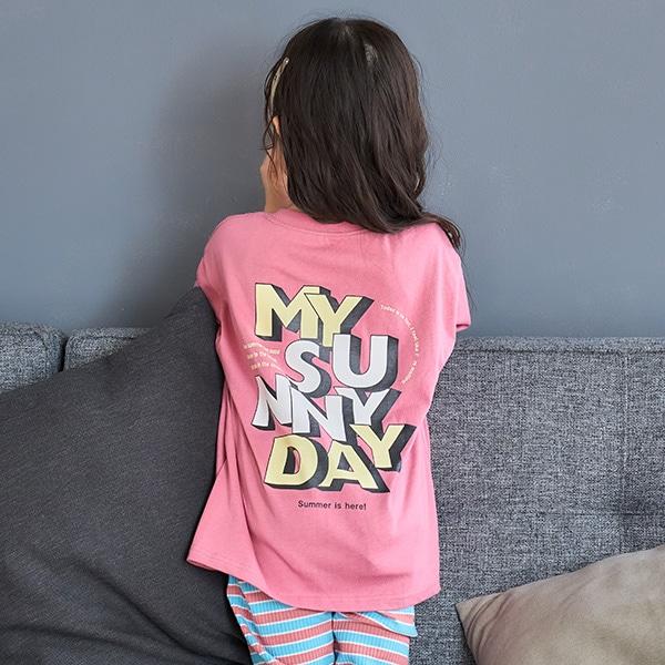 【純棉100%】【365D.】夏日暢享印花寬鬆短袖T恤