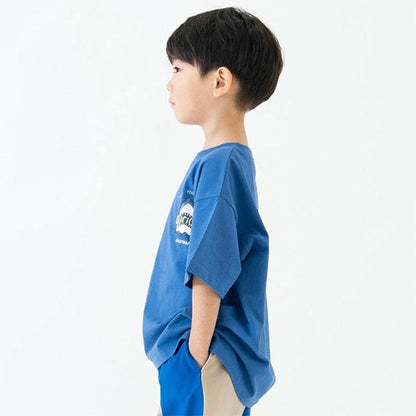 【純棉100%】【365D.】夏日暢享印花寬鬆短袖T恤