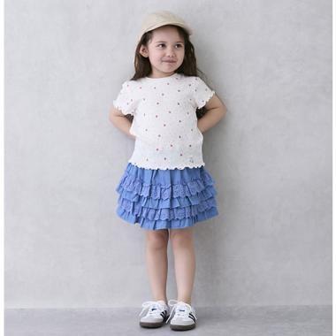 蕾絲荷葉邊裙（兒童）