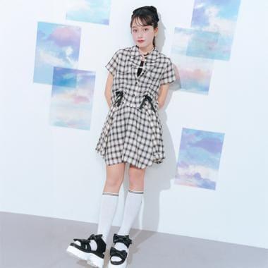 【Nico☆Puchi刊載】拼接材質不規則下襬裙褲