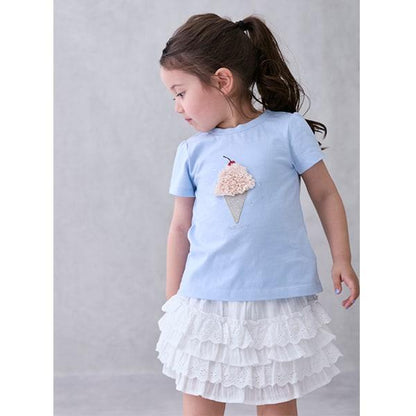 蕾絲荷葉邊裙（兒童）