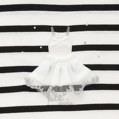 防汙/鏈環 閃亮圖案T恤（青少年）