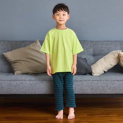 【純棉100%】【365D.】夏日暢享印花寬鬆短袖T恤