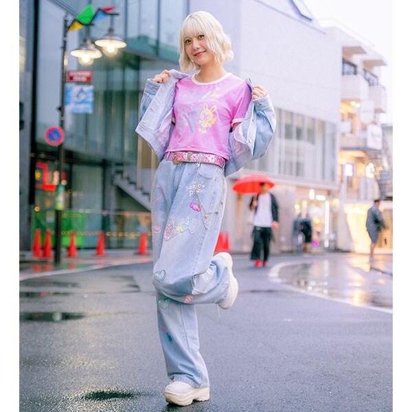 復刻♪ 彩虹貝莉醬拼色邊T恤