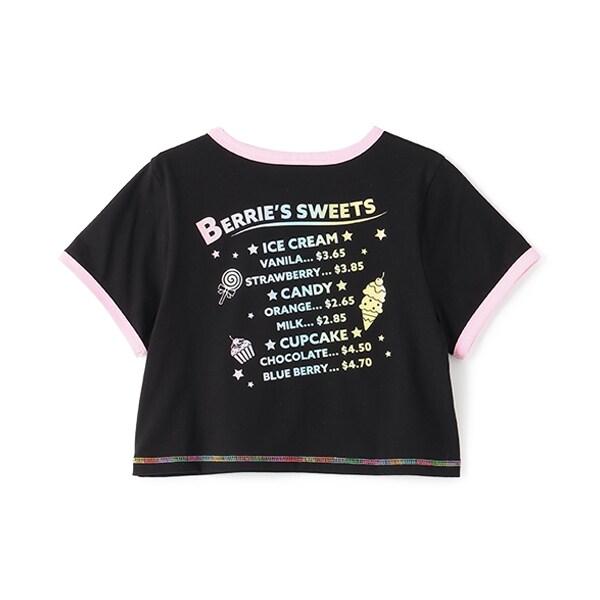 復刻♪ 彩虹貝莉醬拼色邊T恤