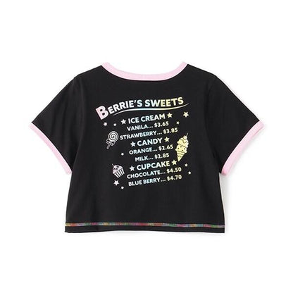 復刻♪ 彩虹貝莉醬拼色邊T恤