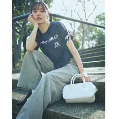 【LTXC】【吸水速幹/清爽】袖部蝴蝶結遊戲T恤