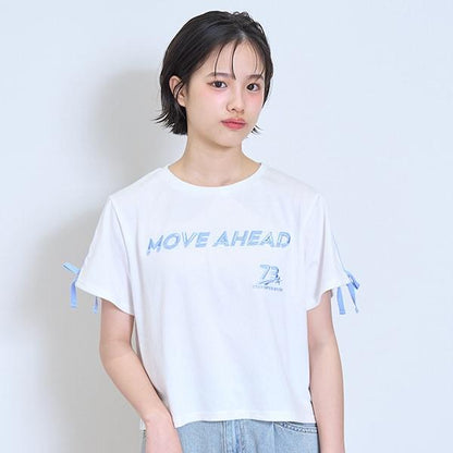 【LTXC】【吸水速幹/清爽】袖部蝴蝶結遊戲T恤