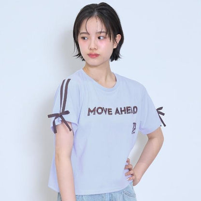 【LTXC】【吸水速幹/清爽】袖部蝴蝶結遊戲T恤