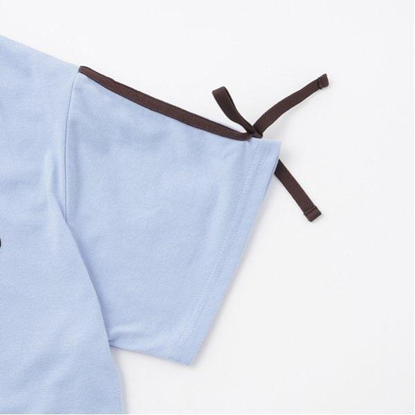 【LTXC】【吸水速幹/清爽】袖部蝴蝶結遊戲T恤