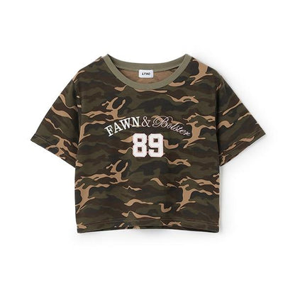 【LTXC】【接觸冷感/清涼】立體貼花短袖T恤