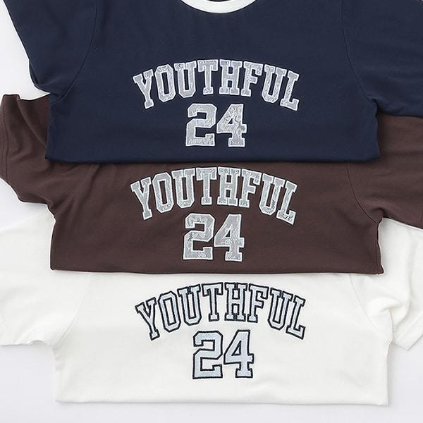 【LTXC】【接觸冷感/清涼】立體貼花短袖T恤