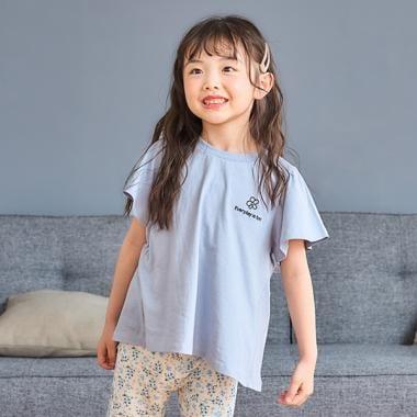 【純棉100%】【365D.】帶有小標誌的套頭衫