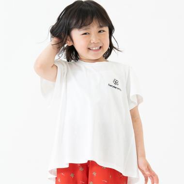 【純棉100%】【365D.】帶有小標誌的套頭衫