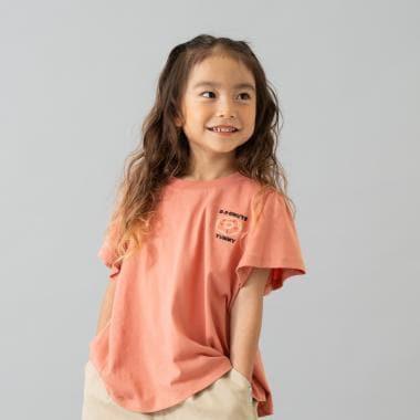 【純棉100%】【365D.】帶有小標誌的套頭衫