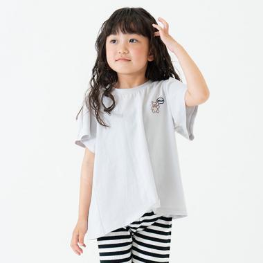 【純棉100%】【365D.】帶有小標誌的套頭衫