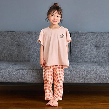 【純棉100%】【365D.】帶有小標誌的套頭衫