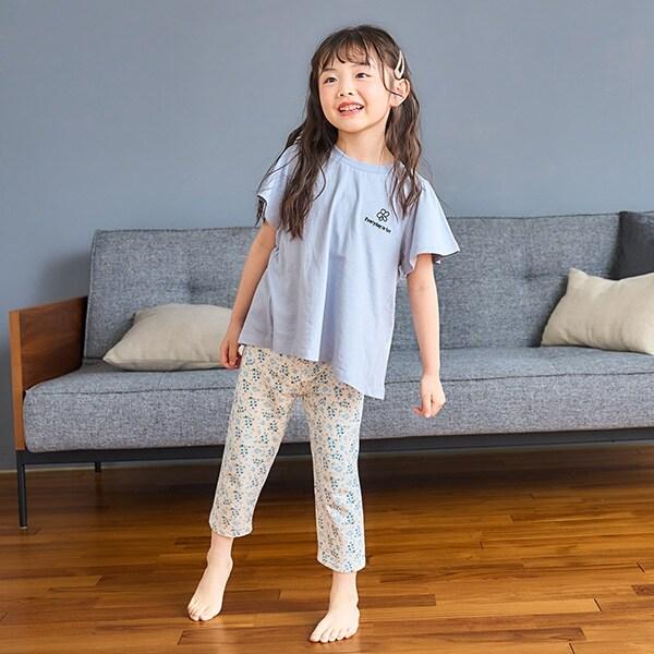 【純棉100%】【365D.】帶有小標誌的套頭衫