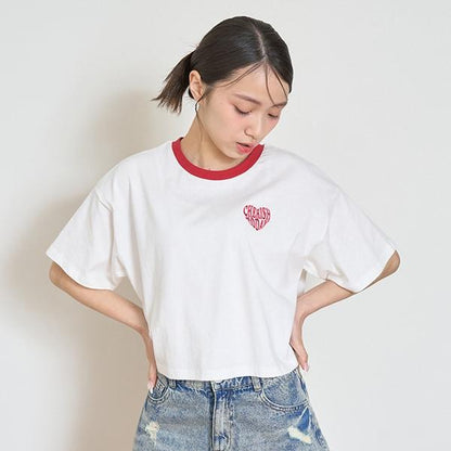 【LTXC】【GOODPRICE】【純棉100%】愛心裝飾T恤