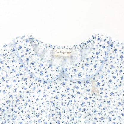 花卉圖案天竺短袖T恤