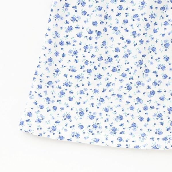 花卉圖案天竺短袖T恤